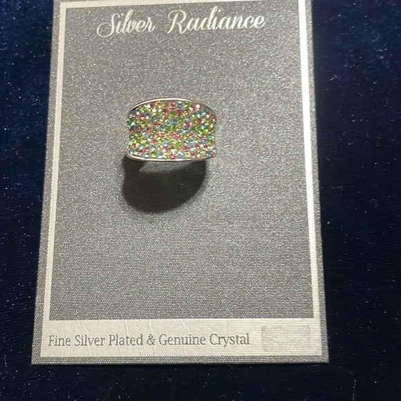 Genuine Crystal Ring size 8 by Silver Radiance Genuine Crystal Ring 🆕RARE Ring - Picture 4 of 9